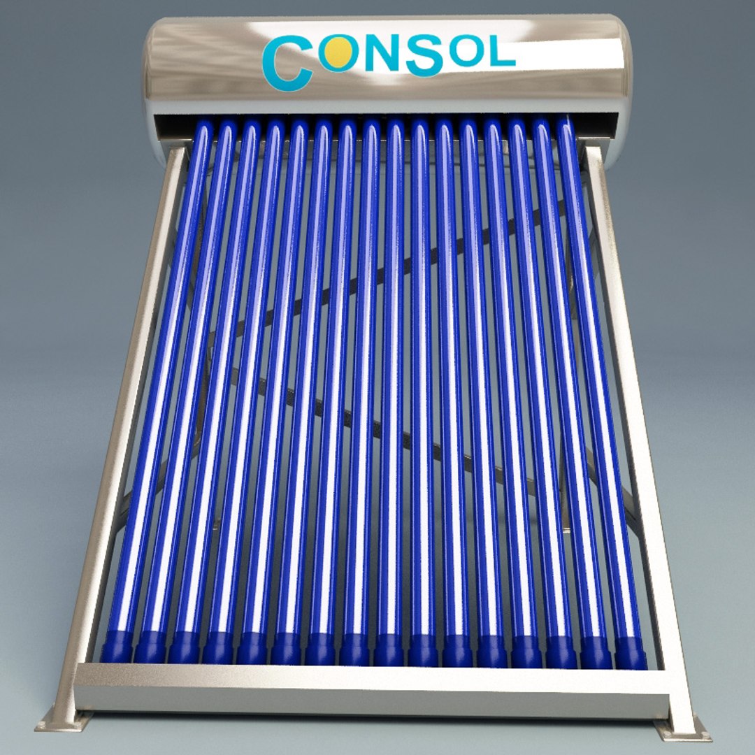 Solar Collector 3d Model 0191
