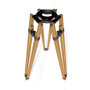 3D vintage tripod model