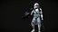 Clone heavy trooper phase 2 3D model