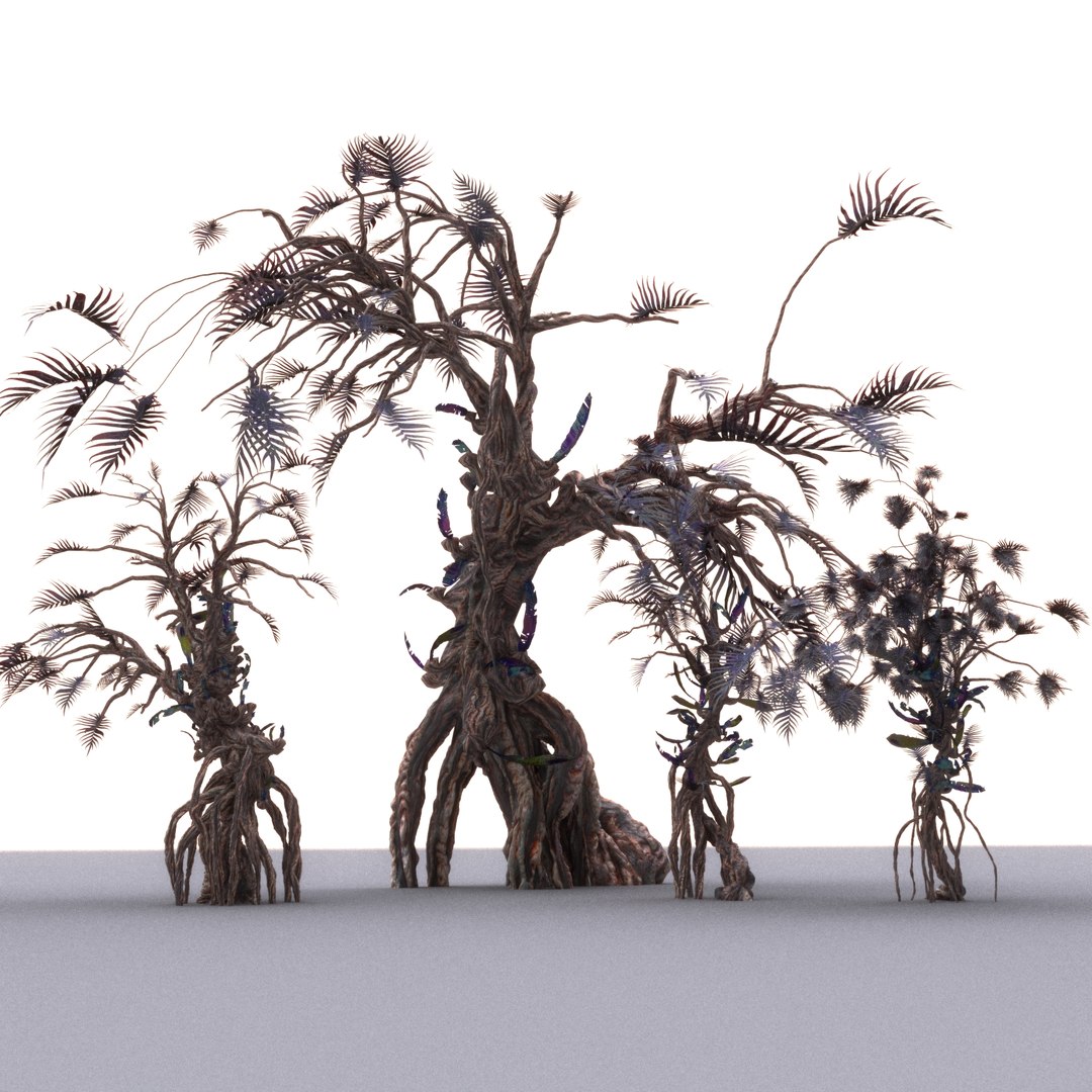Alien Forest Pack 3D Model - TurboSquid 1949364
