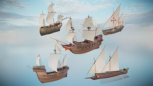 PBR Medieval Ship Collection