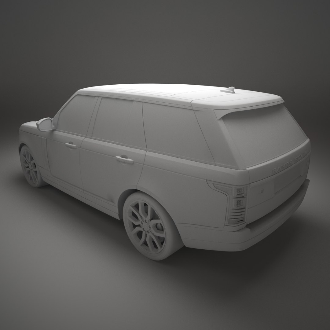 3ds Max Range Rover 2013