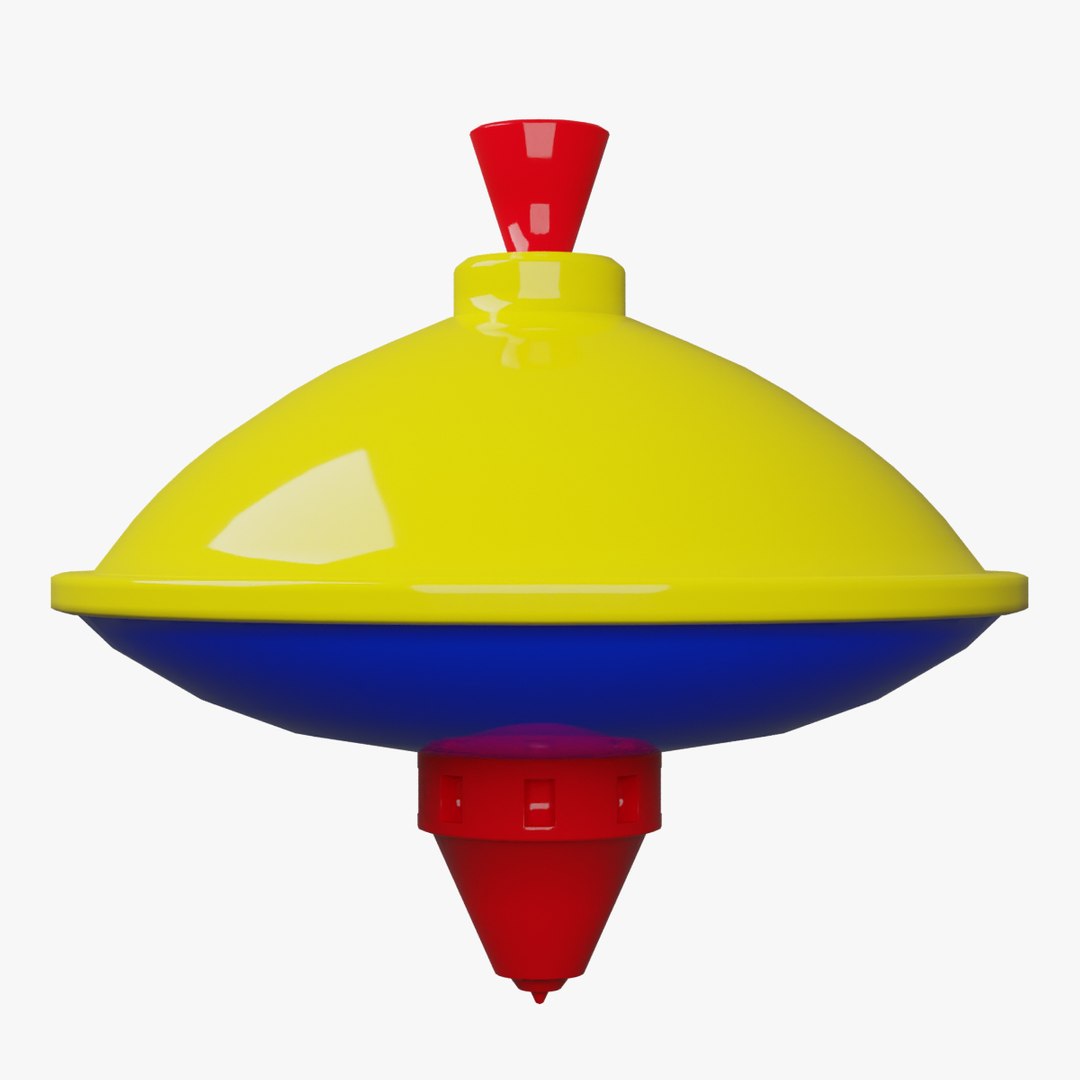 3D Kids Toys Spinning Top TurboSquid 2106187