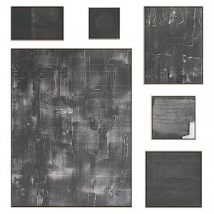 Abstract Painting Frame Set 09