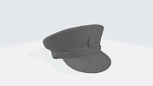 3D model Captain hat