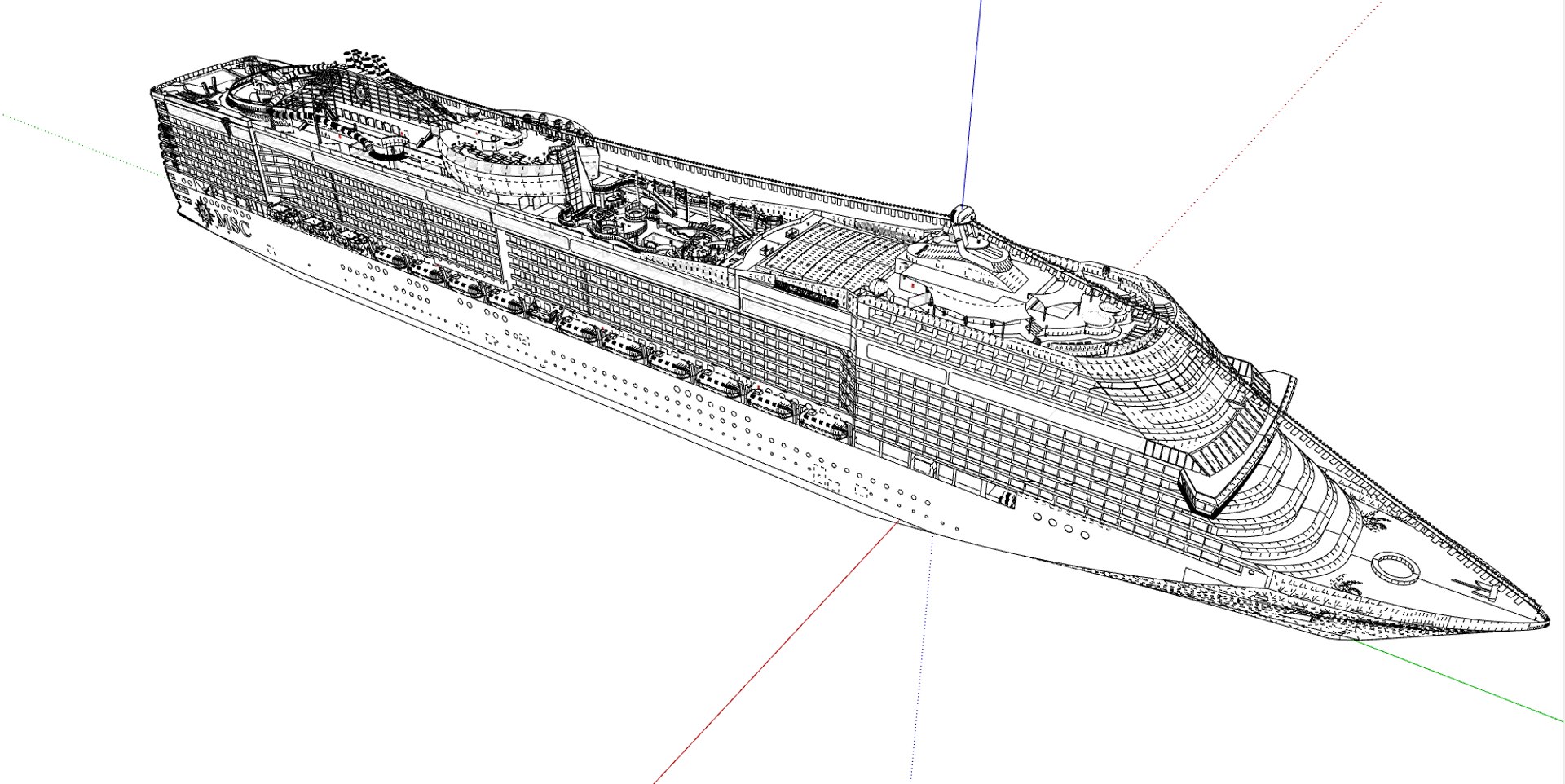 3D Cruises Msc Preziosa - TurboSquid 1289303