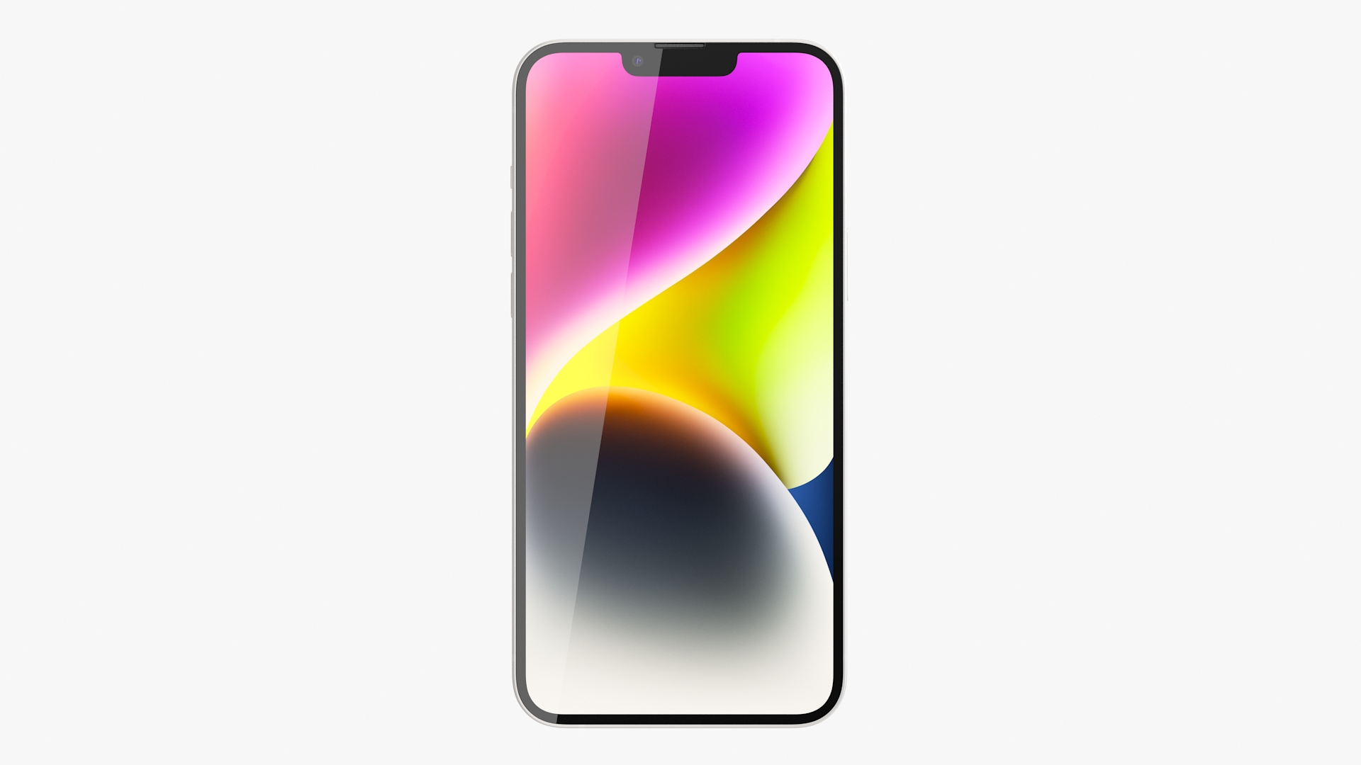 3D Apple IPhone 14 Plus Starlight Model - TurboSquid 1958244