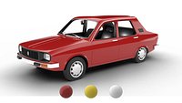 Renault 12 Berlina 1975 3d model