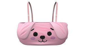 Plush Bralet Top model