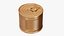 Round Tin Can 2 Medium 3D model