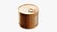Round Tin Can 2 Medium 3D model