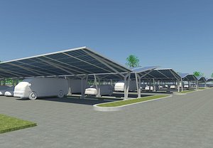 3D Solar car park