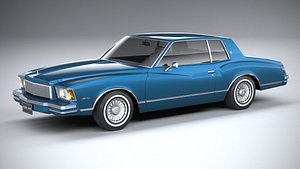 3D Chevrolet Monte Carlo 1978