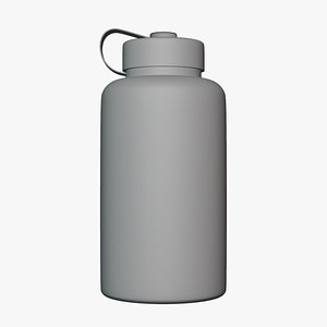 Basic Sports Drink Bottle - Geometry Only No Textures No Materials