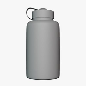 Basic Sports Drink Bottle - Geometry Only No Textures No Materials