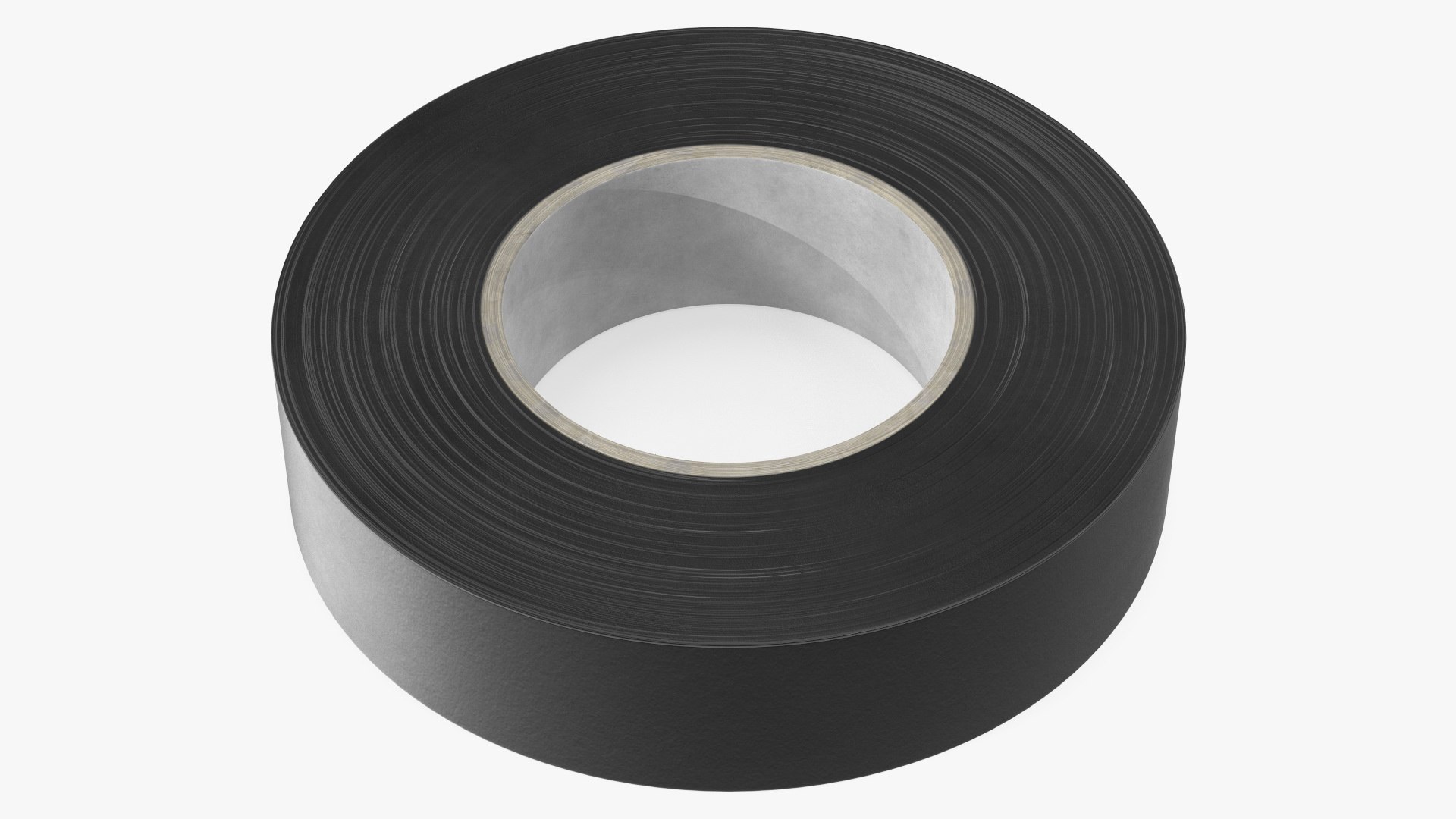 PVC Electrical Insulation Tape Black 3D model preview