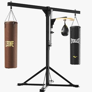 Detailed Boxing Stand 02 3D