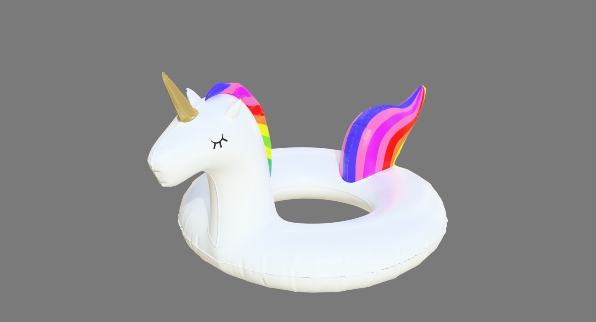 Float ring unicorn 05 3D model - TurboSquid 1431906