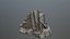 3D cliff rocks