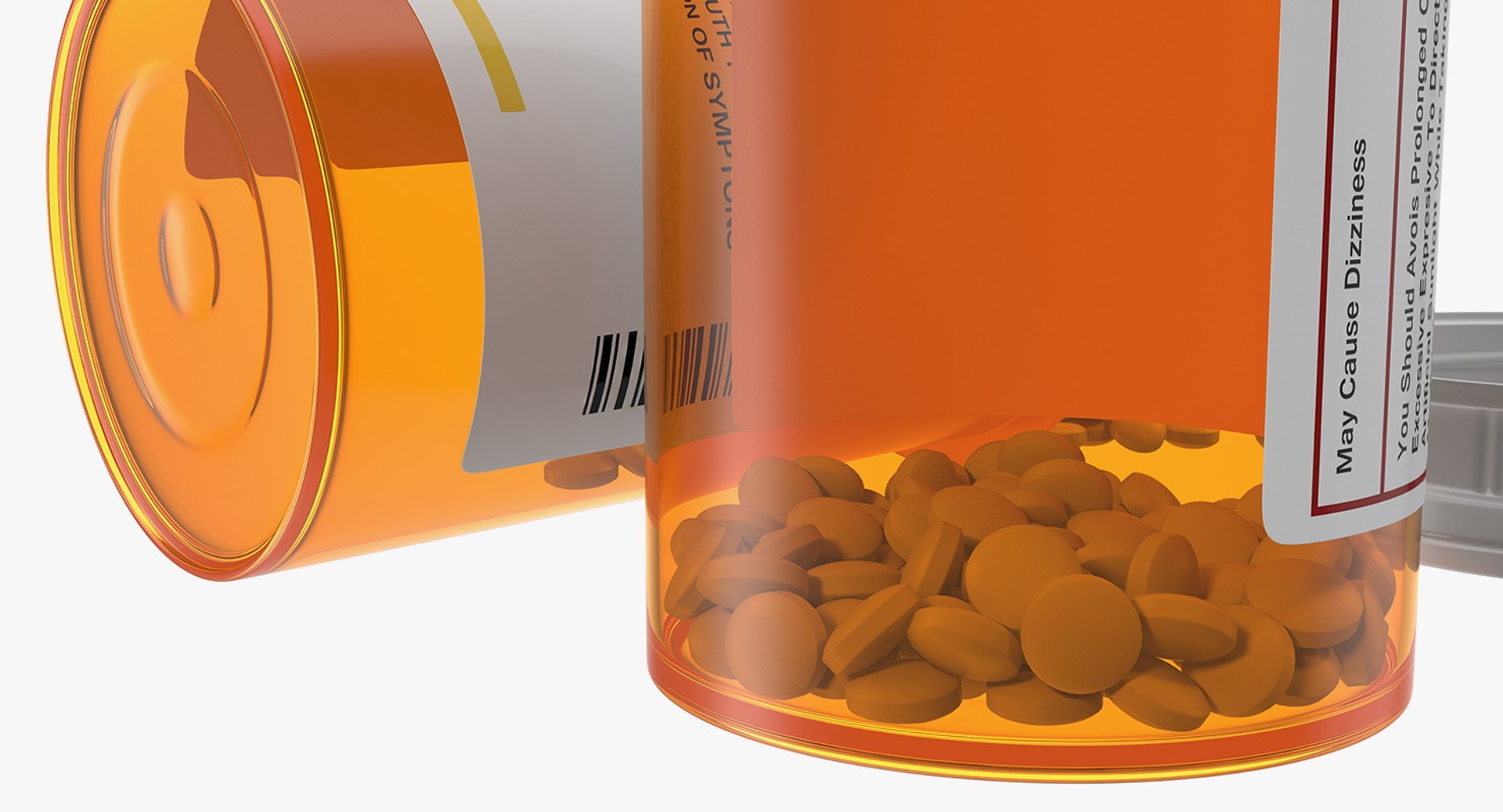 Glass Pill Bottle 3D model - TurboSquid 1938012