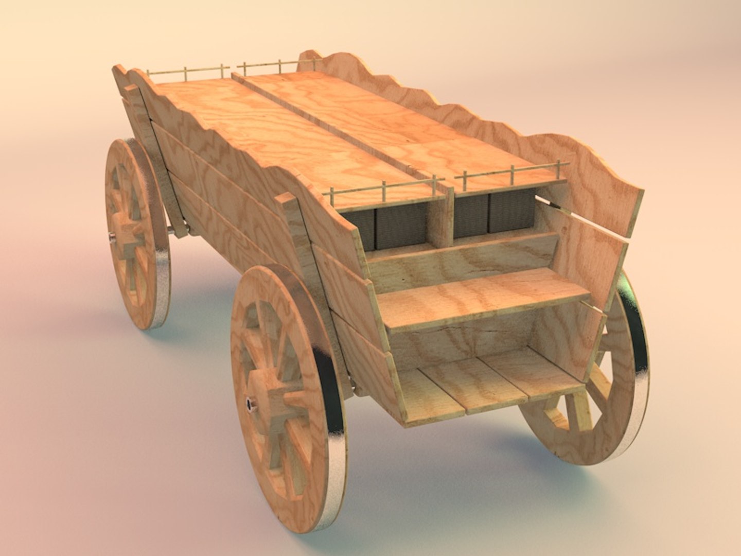 3d cart model