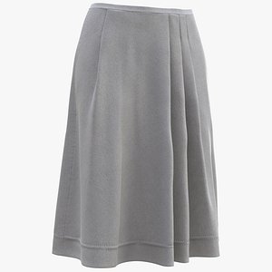 Man and Woman in Denim Skirt 118