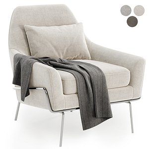 3D lucas wire base chair model