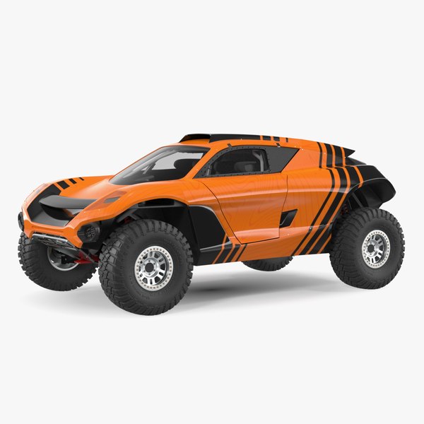 Off Road Racing Electric SUV Clean Rigged 3D