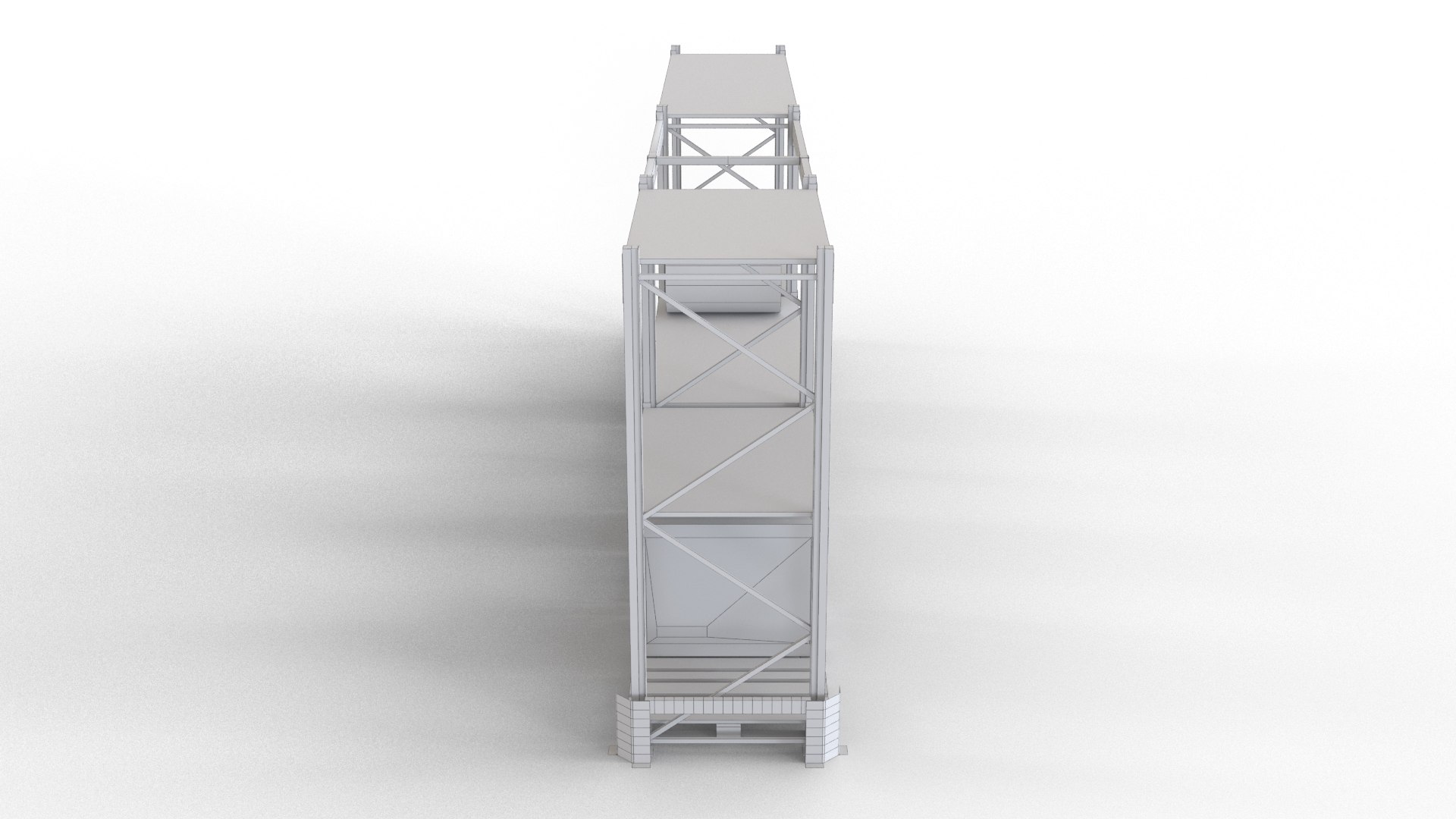 Storage Shelf Industry Low Poly Model - TurboSquid 1997817