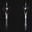Demon Skull Greatsword Fantasy Dark Weapon game ready UE5 Unity