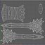 Demon Skull Greatsword Fantasy Dark Weapon game ready UE5 Unity