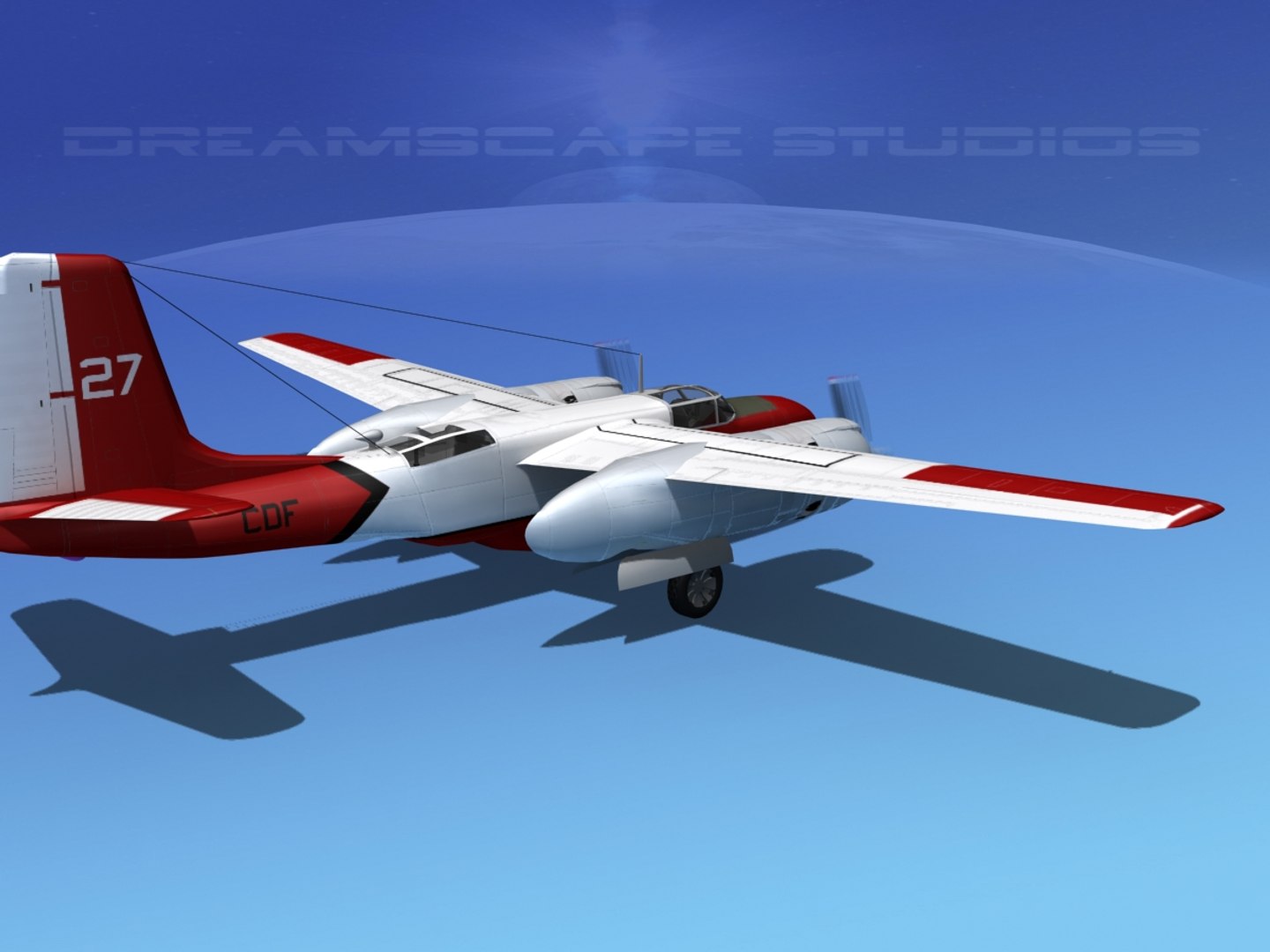 3ds Propeller Douglas 322