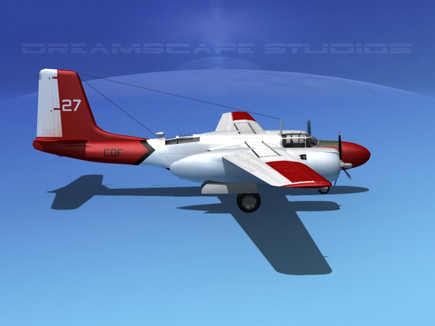 3ds Propeller Douglas 322