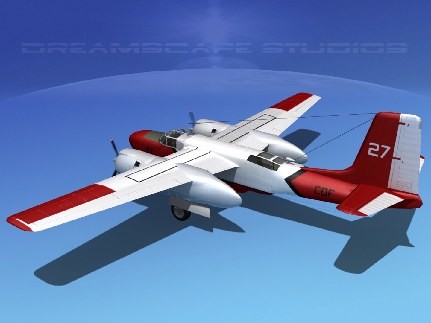 3ds Propeller Douglas 322