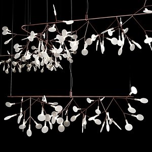 moooi heracleum chandelier 3D model