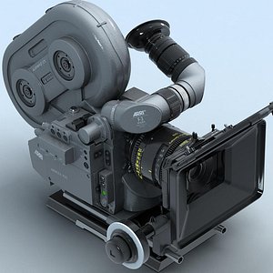 arriflex 435 extreme film camera 3d model