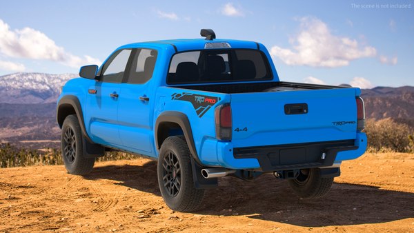 Toyota Tacoma TRD Pro Voodoo Blue 2021 3D model - TurboSquid 1744126