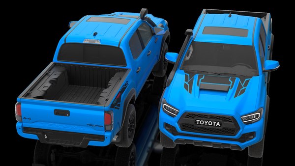 Toyota Tacoma Trd Pro Voodoo Blue 2021 3d Model Turbosquid 1744126