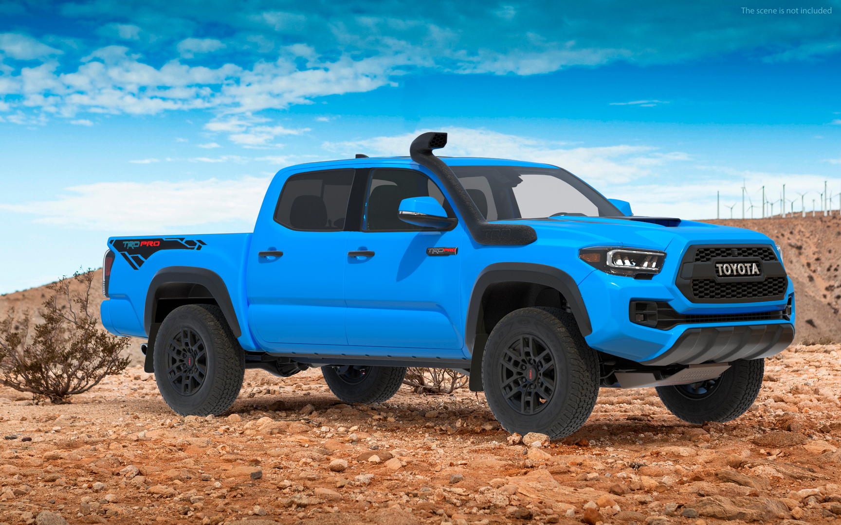 Toyota Tacoma Trd Pro Voodoo Blue 2021 Modelo 3d Turbosquid 1744126