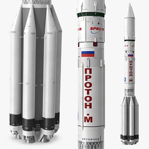 Proton M Heavy Lift Launch Rocket