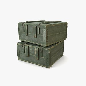 3D Ammo Boxes model
