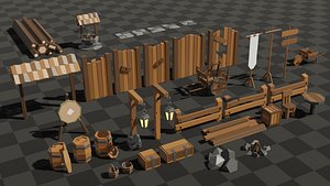 Medieval Assets Pack model