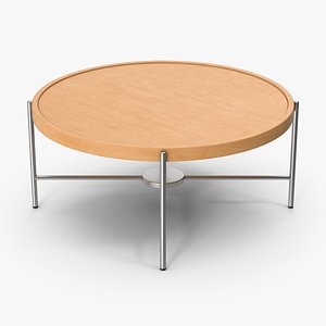 3D Wooden Table(1) model