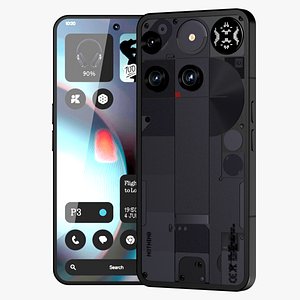 Nothing phone 3 Black 3D model