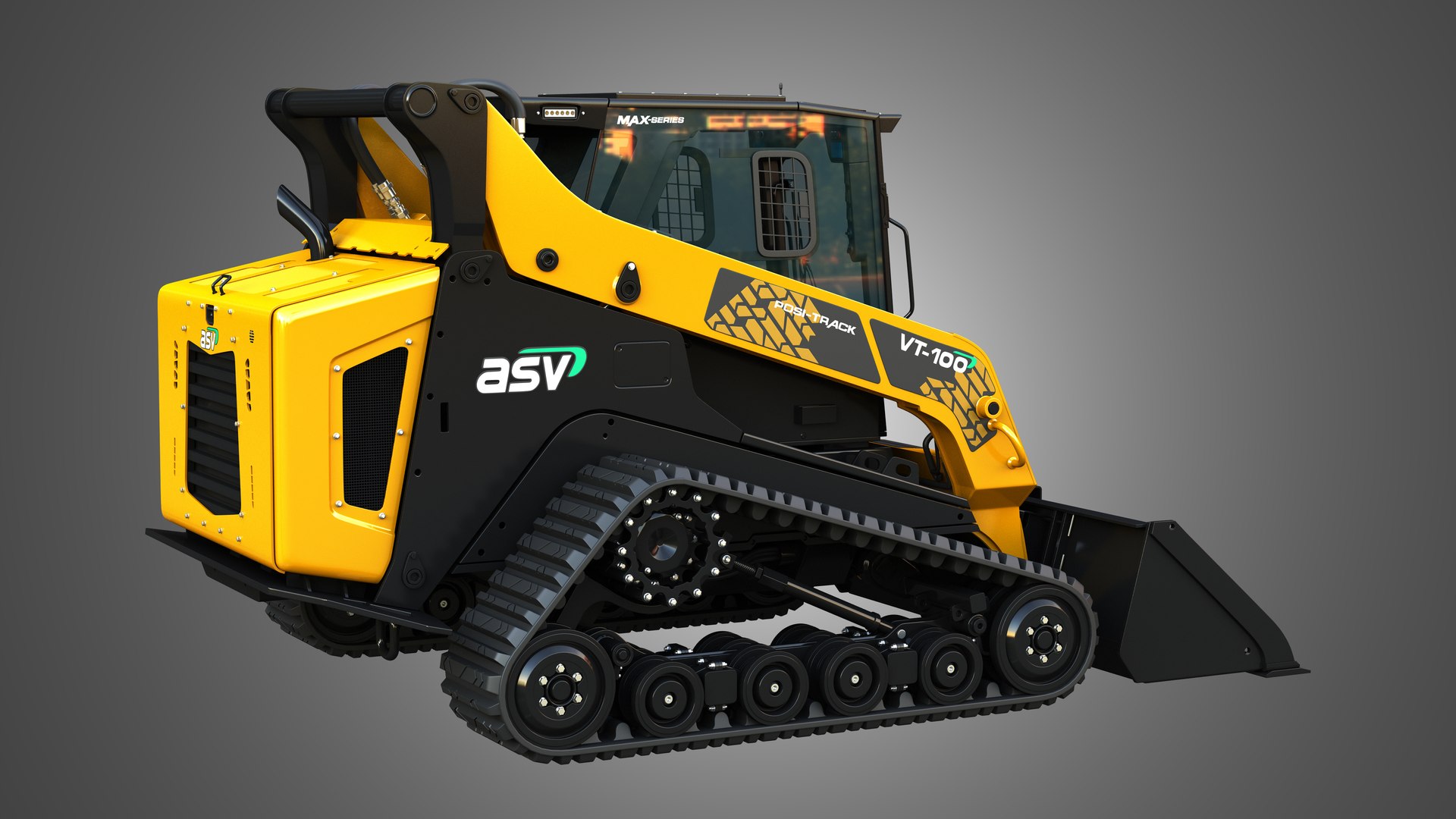 VT-100 Compact Track Loader - Bucket 3D Model - TurboSquid 2144059