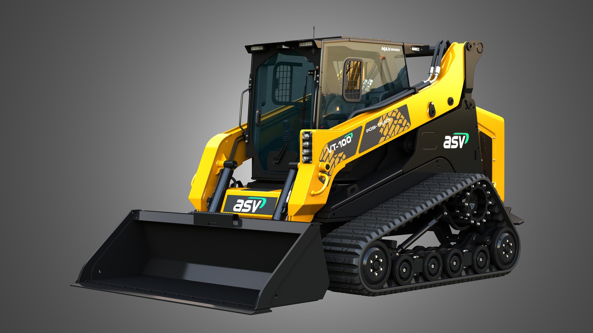 VT-100 Compact Track Loader - Bucket 3D Model - TurboSquid 2144059