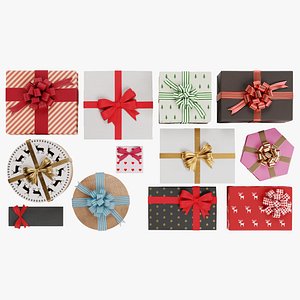 3D Gifts Set Christmas model