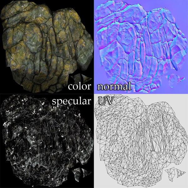 rocky formation 3d 3ds