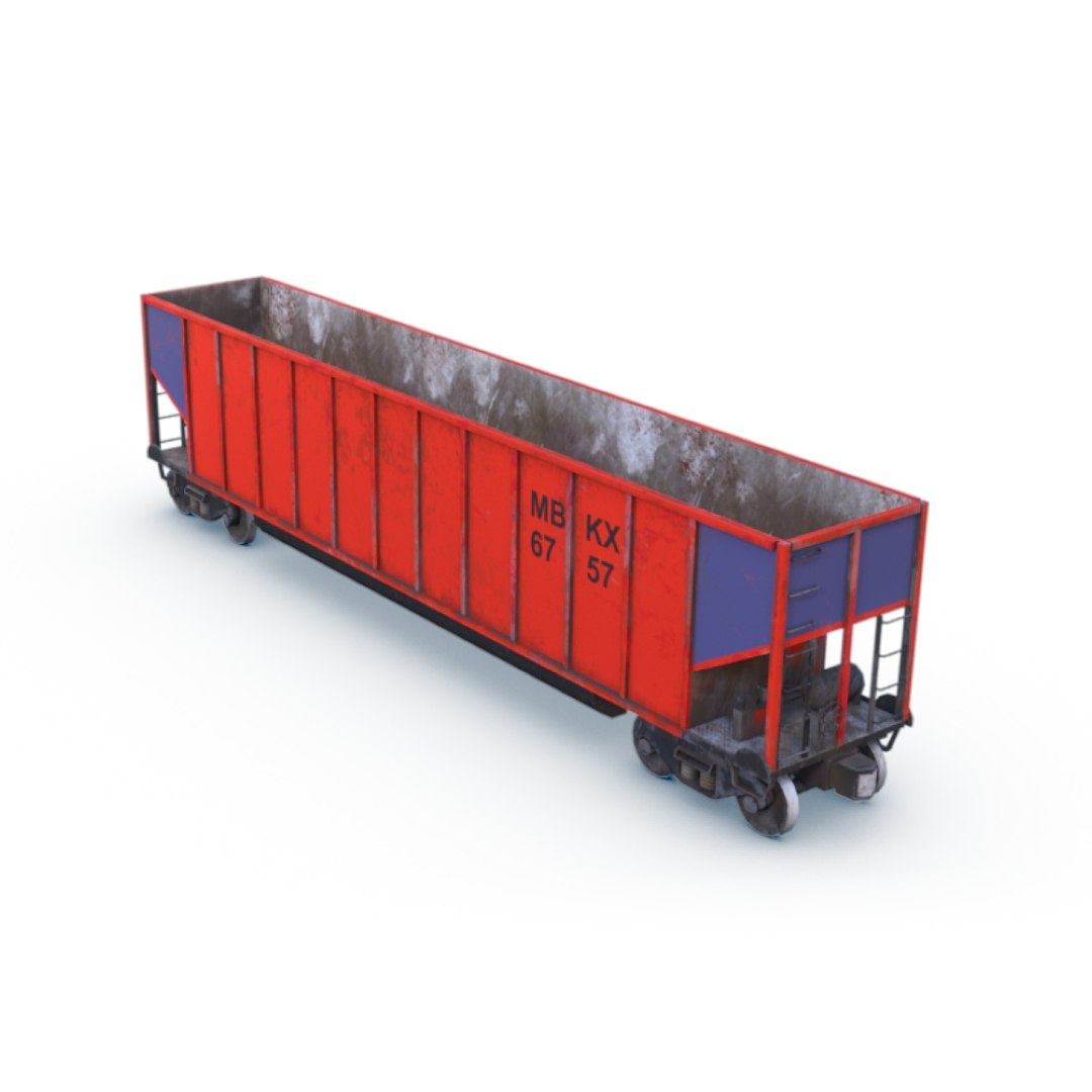3D Coal Car - TurboSquid 1218855