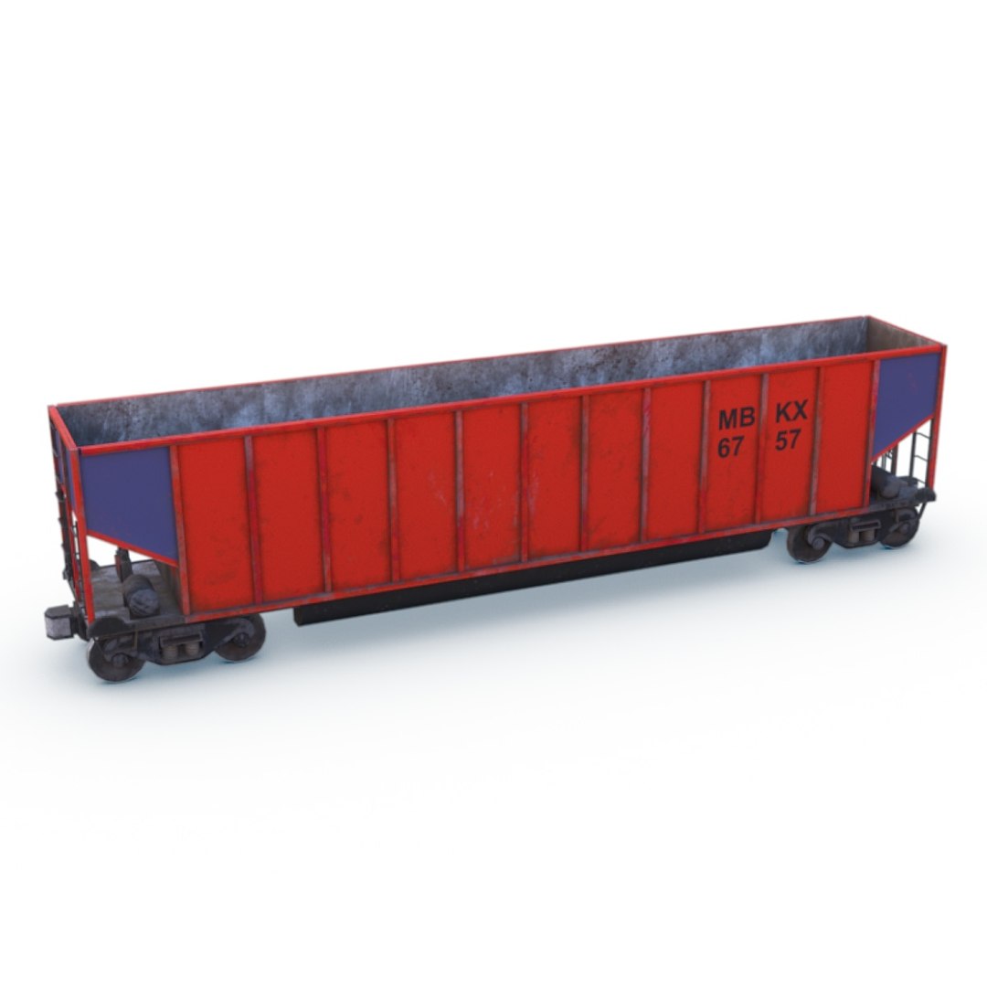 3D Coal Car - TurboSquid 1218855